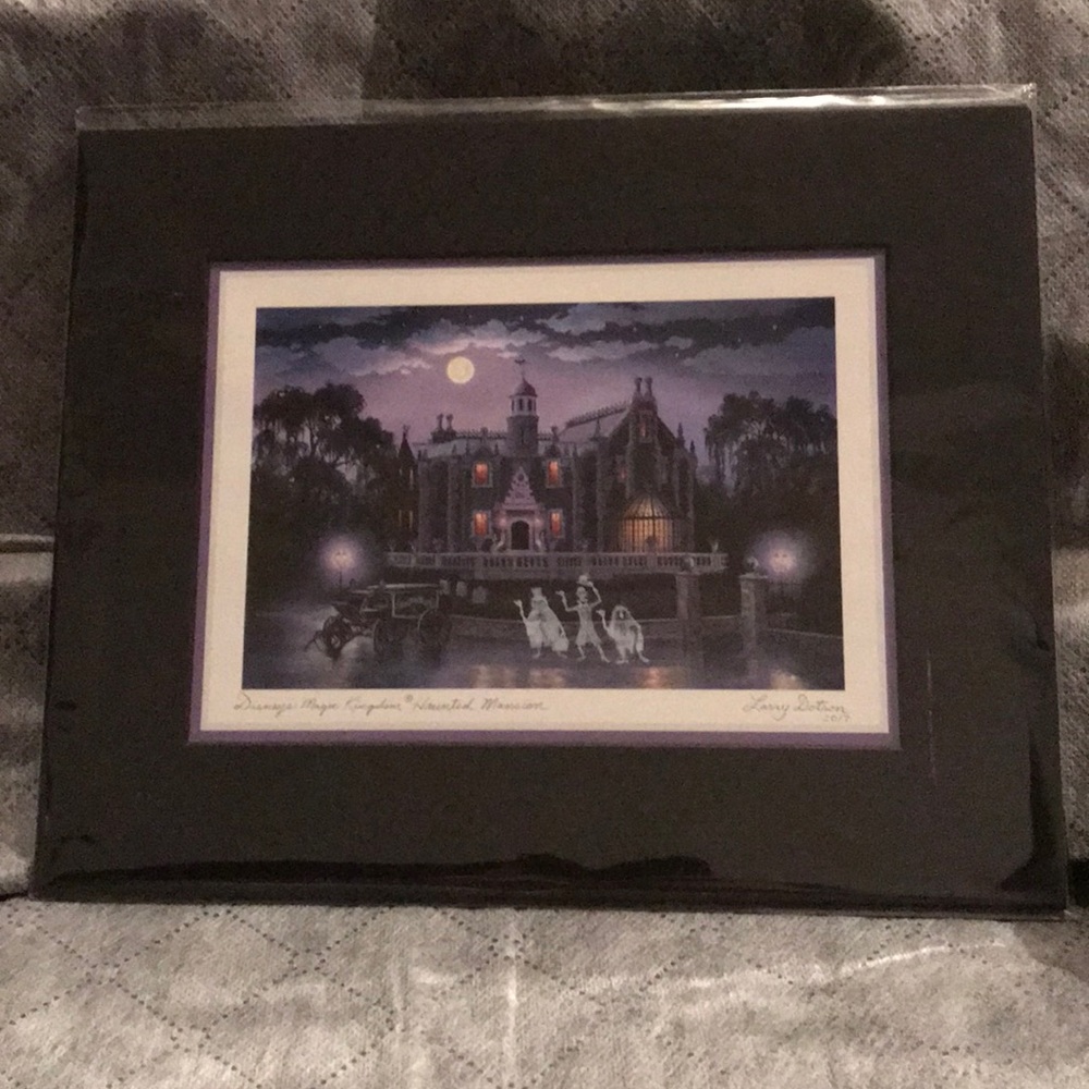 Hunted mansion Disney print